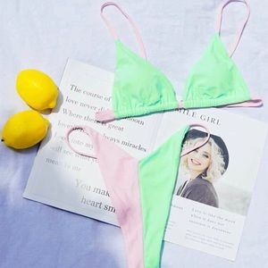 Shein bikini includes top and bottom | size: S